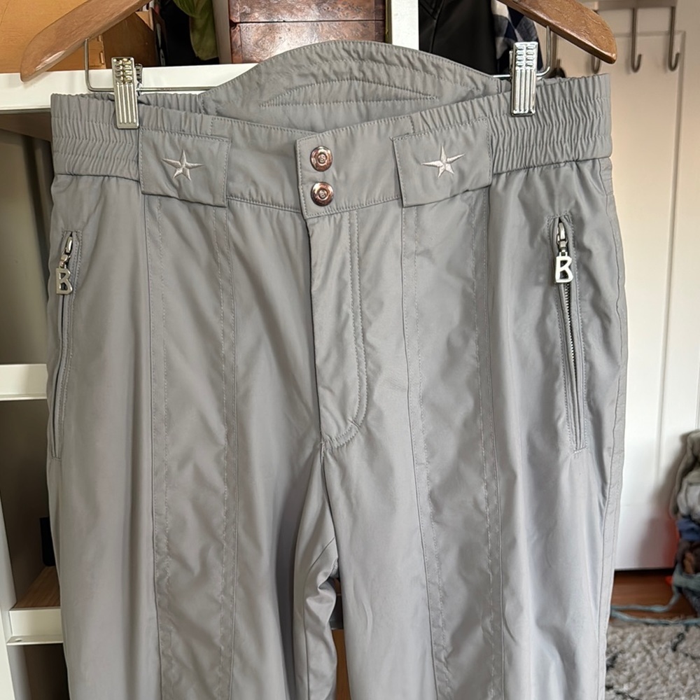 Bogner Gray Ski Snowboarding Insulated Pants Sz 4